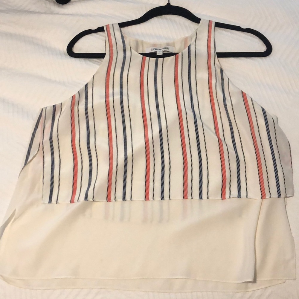 Elizabeth and James 100% Silk Tank Top